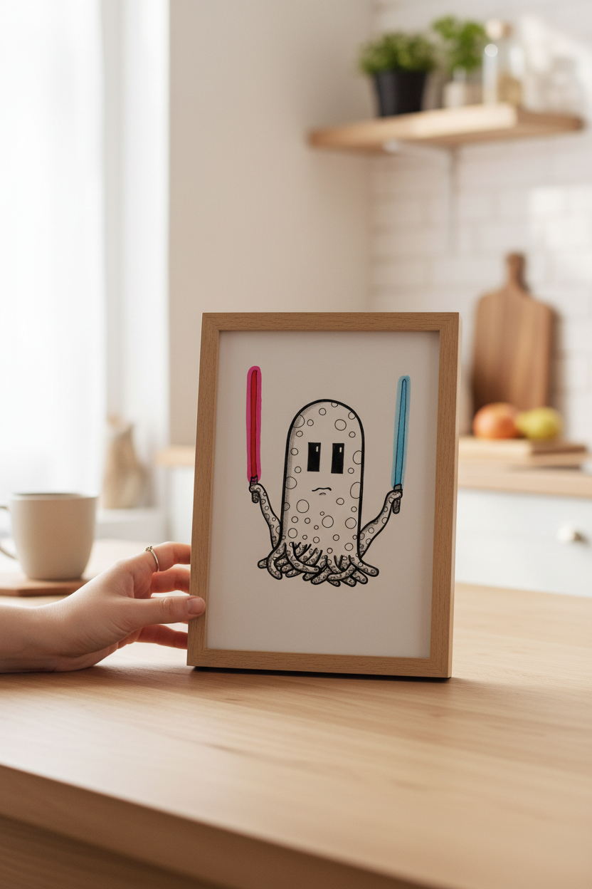 Lifestyle Shot - A5 Vertical Frame